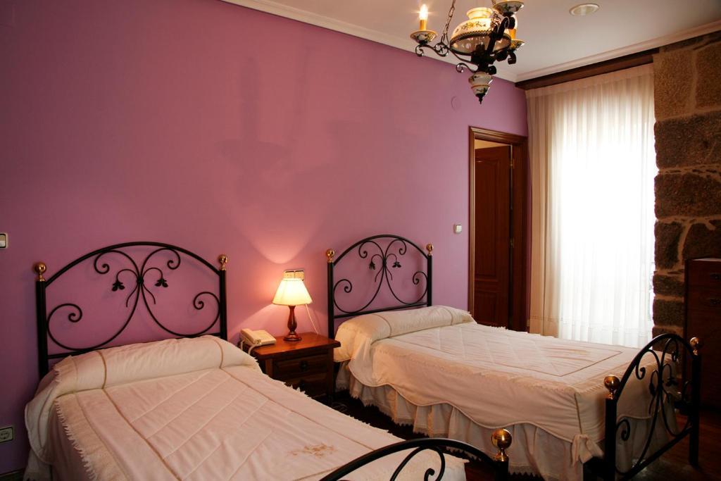 Hotel Pousada Vicente Risco Castro Caldelas Dış mekan fotoğraf